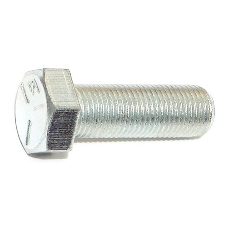 Midwest Fastener Grade 5, 1/2"-20 Hex Head Cap Screw, Zinc Plated Steel, 1-1/2 in L, 50 PK 00538